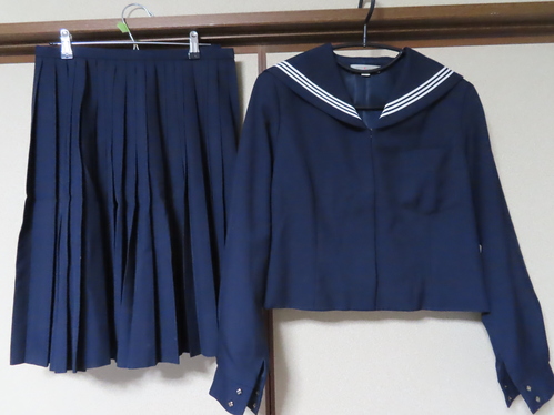 和歌山県 和歌山県立 向陽高等学校 冬 セーラー服 上下セット