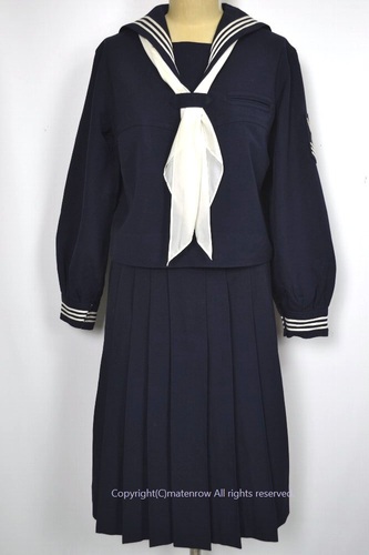  ●東京都 共立女子中学校 セーラー冬服 スカーフ(JNZ2217)