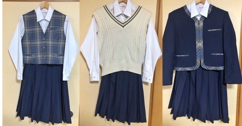 帯広緑陽□女子□制服□学生服□高校□チェック柄□コスプレ衣装