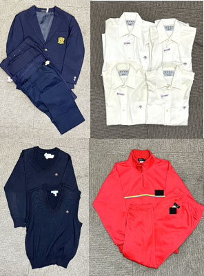  神奈川県　私立　関東学院中学校高等学校(制服上下、ワイシャツ、ネクタイ、ジャージ上下)