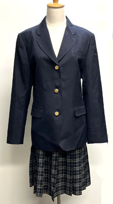  長野県　公立　大町市立第一中学校　女子制服　（ブレザー、スカート）