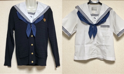 愛知県 安城学園高校 カーディガン セーラー服 セット
