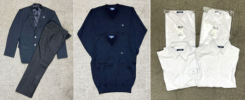  東京都 私立 東京立正高校 男子制服(ブレザー、パンツ、Yシャツ、セーター、ベスト、ネクタイ、指定鞄)