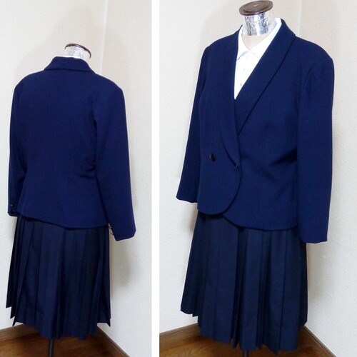  熊本県　尚絅高校　旧型　冬制服