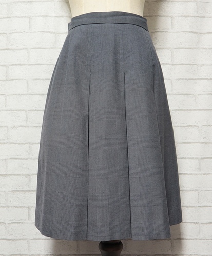 広島県 広高校 夏服スカート (W69 × L55) 女子制服卒業生の保管品