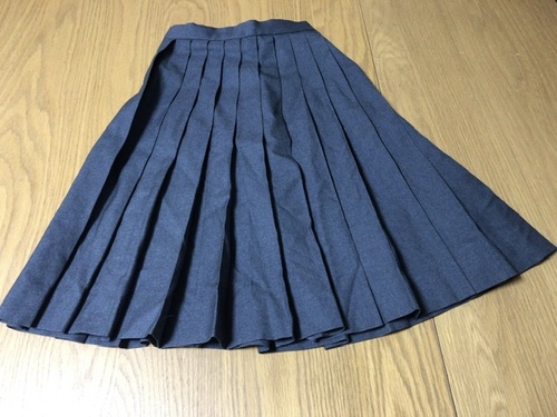[不明] 伊勢丹ISETAN製　スカート　制服　学生服　1230-01