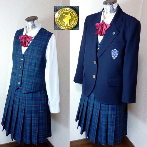  福岡県　クラーク記念国際高校　冬制服　旧型