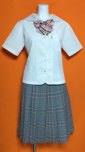 熊本県 水俣高等学校 美品 制服  大きいサイズ セーラー スカート 夏服 セット。