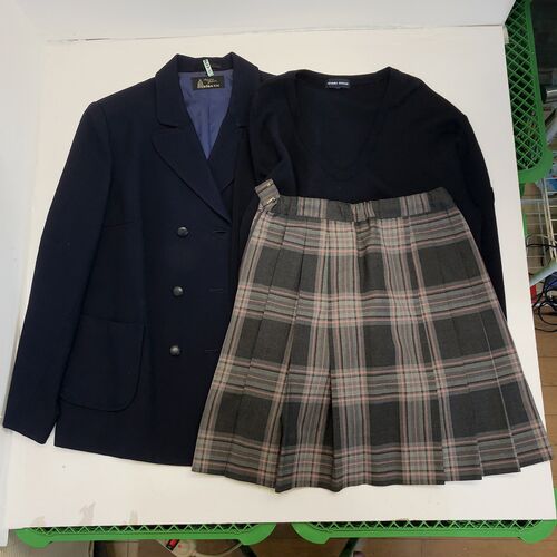 東京都 大きいサイズ　青山学院　高等部　制服　上下　セーター　セット
