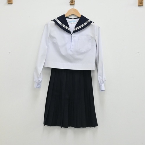  愛知県 西尾高等学校 女子制服 3点 sf003514