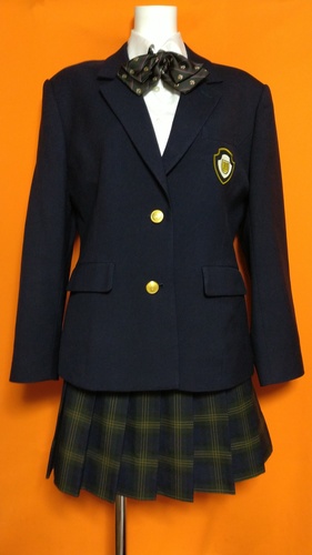 東京都 保谷高等学校 ヒロミチナカノ美品 大きいサイズ 制服 ブレザー スカート ブラウス セット。