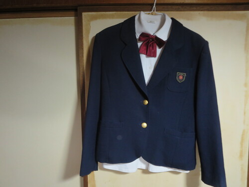 京都府 京都明徳高校の制服（旧型）
