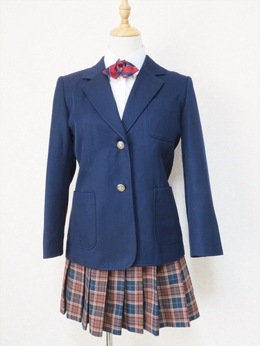 千葉県 長柄町立 長柄中学校 女子 制服  冬服上下セット ミニスカート 