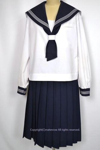  ●特大size w93 埼玉県 ３ラインセーラー中間服
