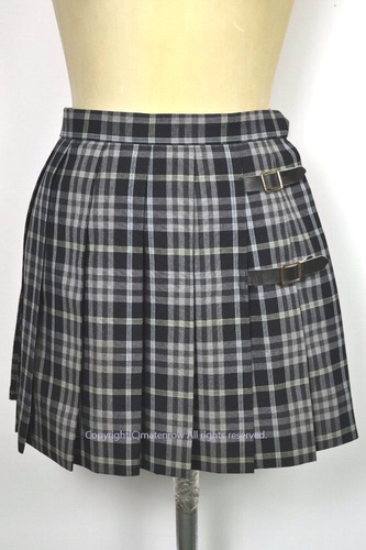  ●埼玉県立 大宮武蔵野高等学校 夏スカート 飾りベルト付き