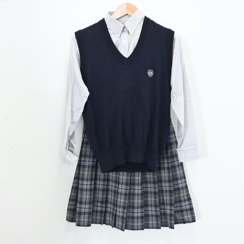 大阪府 槻の木高等学校 女子制服 3点 sf005993 - コスプレ衣装