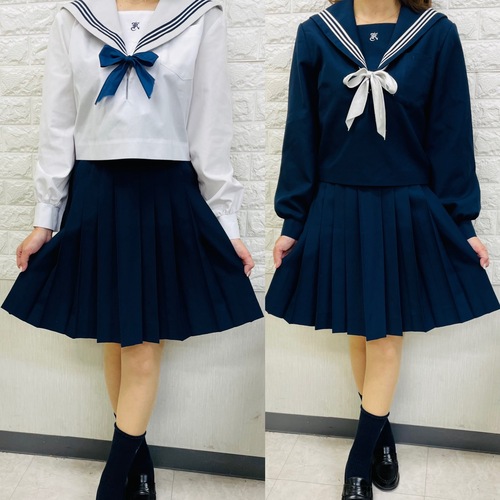 レプリカ 東京女学館高校 夏セーラー服セット（本格的）185cm超大 セーラー服 でっかい