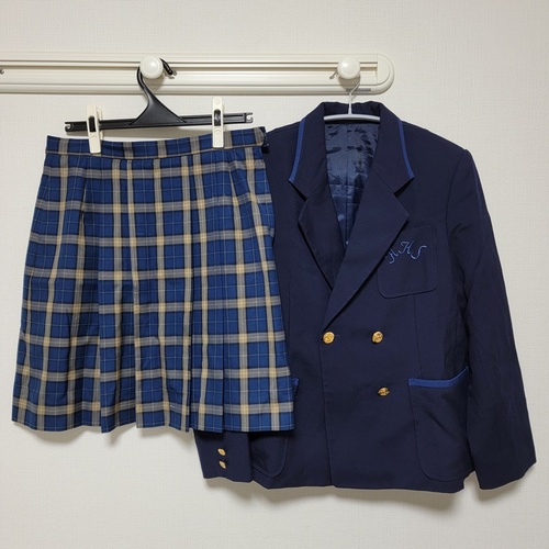 神奈川県 白山高校　冬服一式　ブレザー　スカート　2点セット