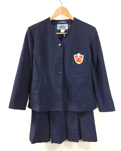  b■ビッグサイズ■茨城県 日立市立多賀中学校 女子ブレザー制服■170A