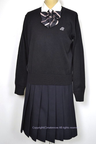  ●埼玉県 大妻嵐山高等学校 セーター 冬スカート 長袖ブラウス