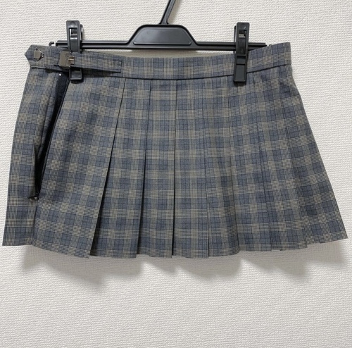 奈良県 西の京高校 制服 マイクロミニスカート W73 丈30 夏用 大きいサイズ