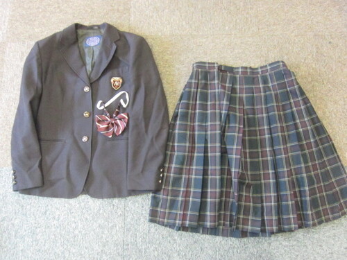 兵庫県 明石高校　３点セット　ブレザー　スカート　リボン　制服　