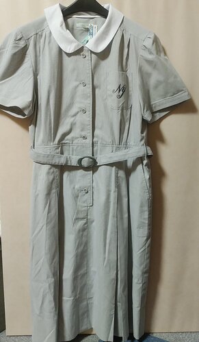  兵庫県 私立  仁川学院高校　夏服ワンピース制服　ベルト付き　大きいサイズ 170B （再出品）
