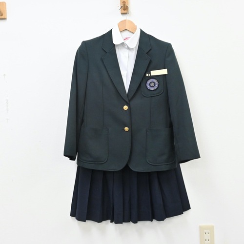  北海道 函館市立港中学校 女子制服 5点 sf010929
