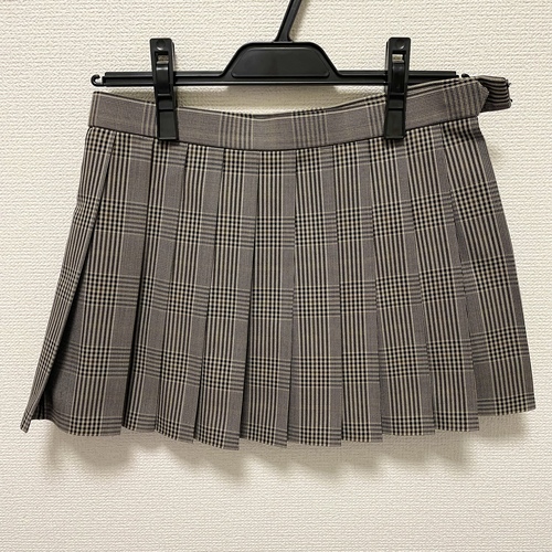兵庫県 神戸甲北高校 制服 マイクロミニスカート W73 丈31 冬用 大きいサイズ