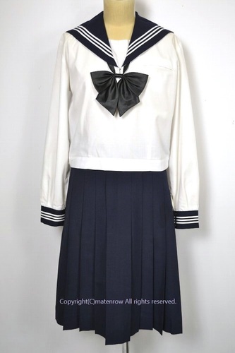  ●埼玉県立 松山女子高等学校 セーラー中間服