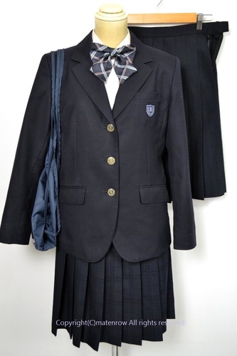  ●東京都 中野区立北中野中学校 ブレザー冬服夏スカート リボン サブバッグ