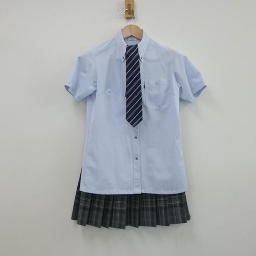  神奈川県 中央大学附属横浜高等学校 女子制服 3点 sf013501
