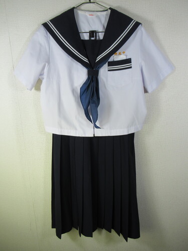 定番100%新品】 未使用 本物 宮崎県小林高校 旧制服セーラー服 上下