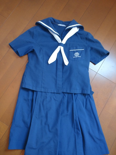 熊本県 信愛女学院　夏用制服セット