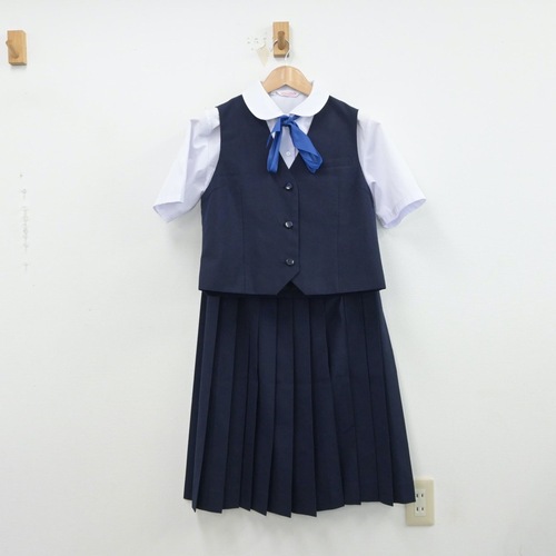  千葉県 習志野第六中学校 女子制服 4点 sf015537