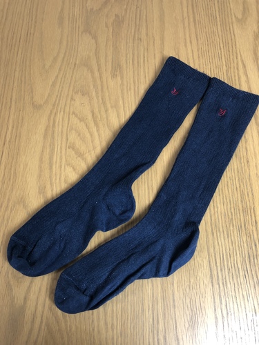 [不明] ソックス　靴下　制服　刺繍マーク　22-1109-05