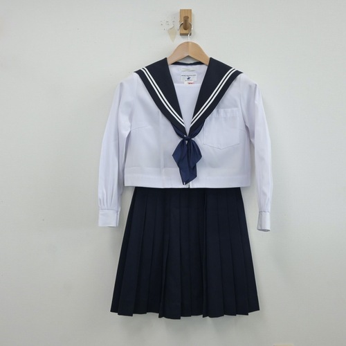  愛知県 八幡中学校 女子制服 3点 sf017095