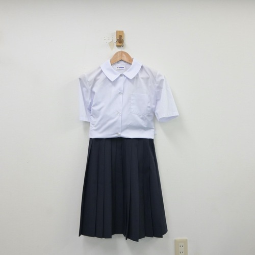  千葉県 北部中学校 女子制服 2点 sf018202