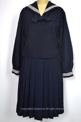  ●大size 東京都 大妻高等学校 セーラー冬服(JNZ2300)