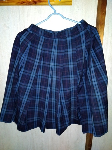 福岡県 東筑紫学園高校　夏服スカート　古いモデル