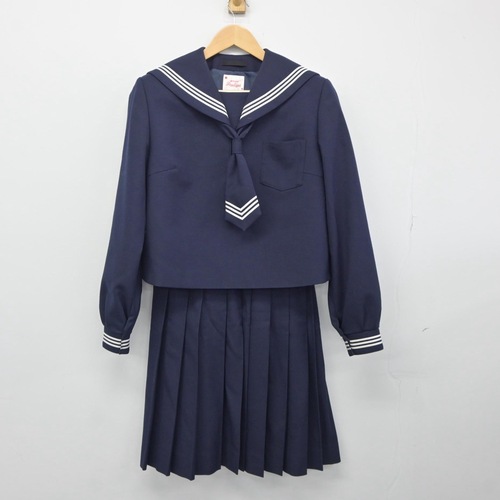  福島県 向陽中学校 女子制服 3点 sf025199