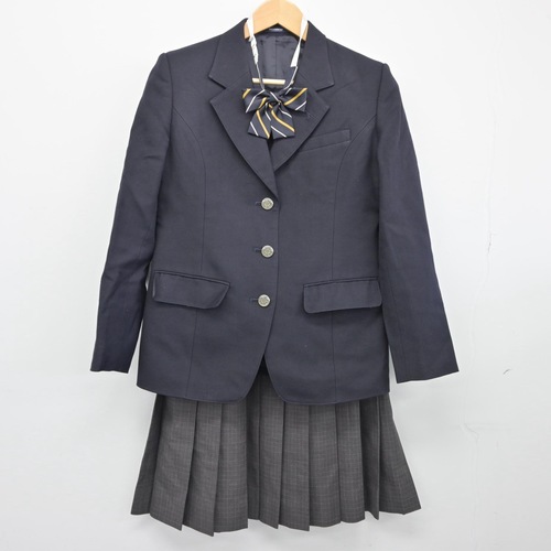  北海道 札幌平岸高等学校 女子制服 4点 sf025582