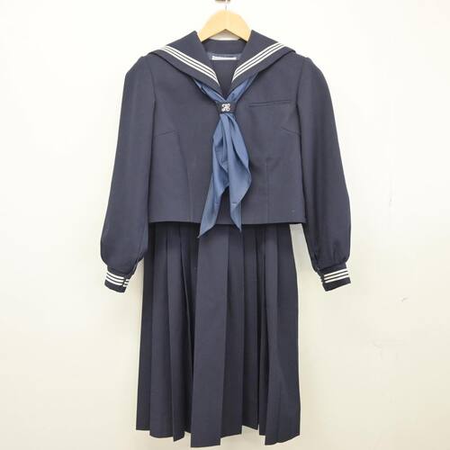  千葉県 松戸第一中学校 女子制服 4点 sf026396