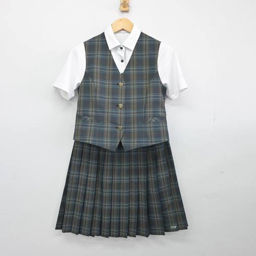  北海道 札幌西陵高等学校 女子制服 3点 sf026762