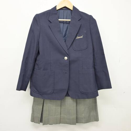  千葉県 周西中学校 女子制服 4点 sf026976