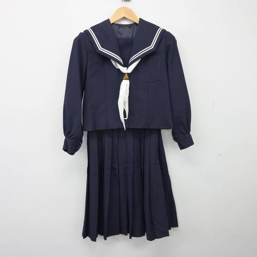  福島県 蓬莱中学校 女子制服 3点 sf027210