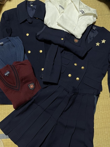 岡山県 大人気/岡山/就実高校/制服/私立/HANAE MORI/ハナエモリ/冬物/コート/ジャケット/カーディガン/セーター