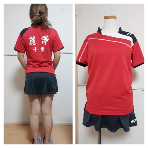 千葉県 ☆ソフトテニス　ユニフォーム　インナー付　スコート　卒業生保管品☆