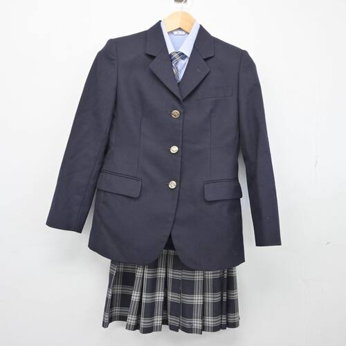  千葉県 中央学院高等学校 女子制服 5点 sf027350
