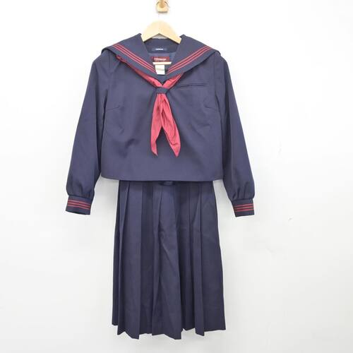  青森県 十和田中学校 女子制服 3点 sf027456